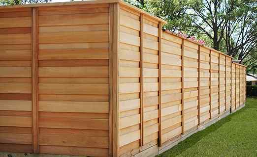Cedar Board-on-Board Western Red Cedar fence