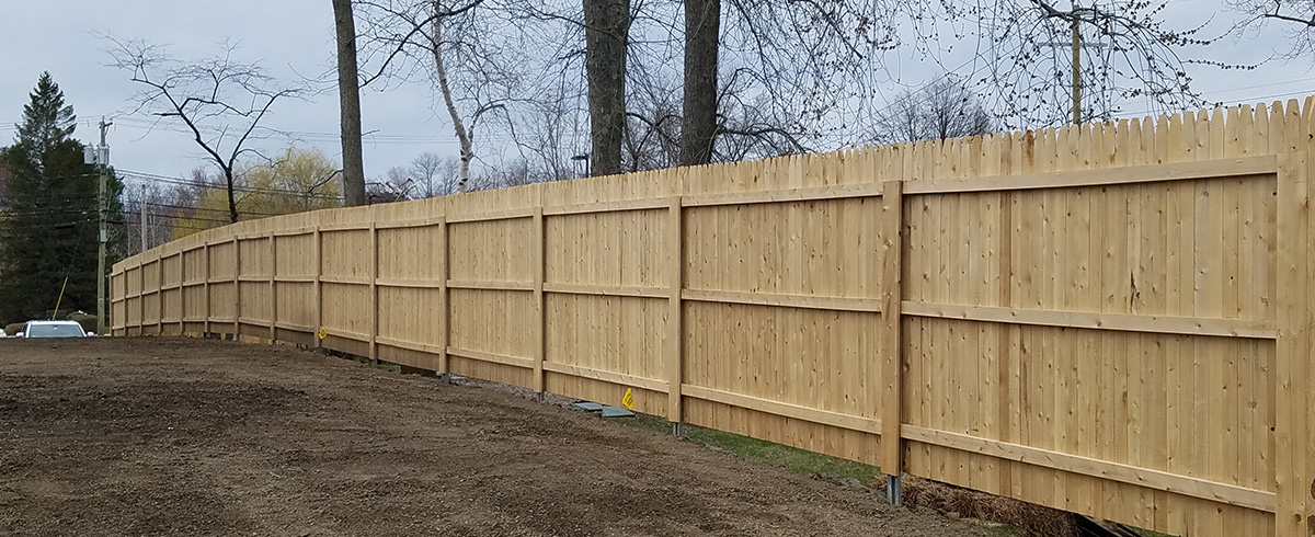 Cedar Dog-Ear Privacy Western Red Cedar fence