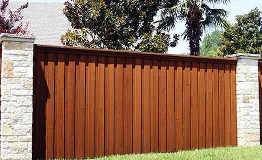 Cedar Solid Board Vertical Western Red Cedar fence