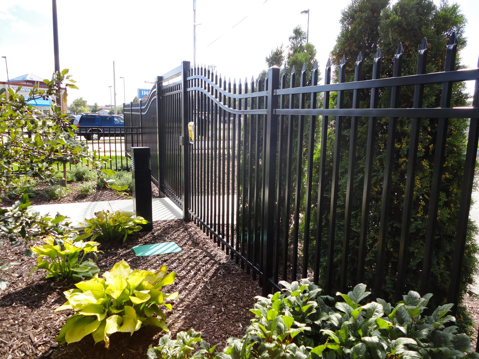 Aluminum Fence install in Gardner, KS by RKC Wood Care Pros