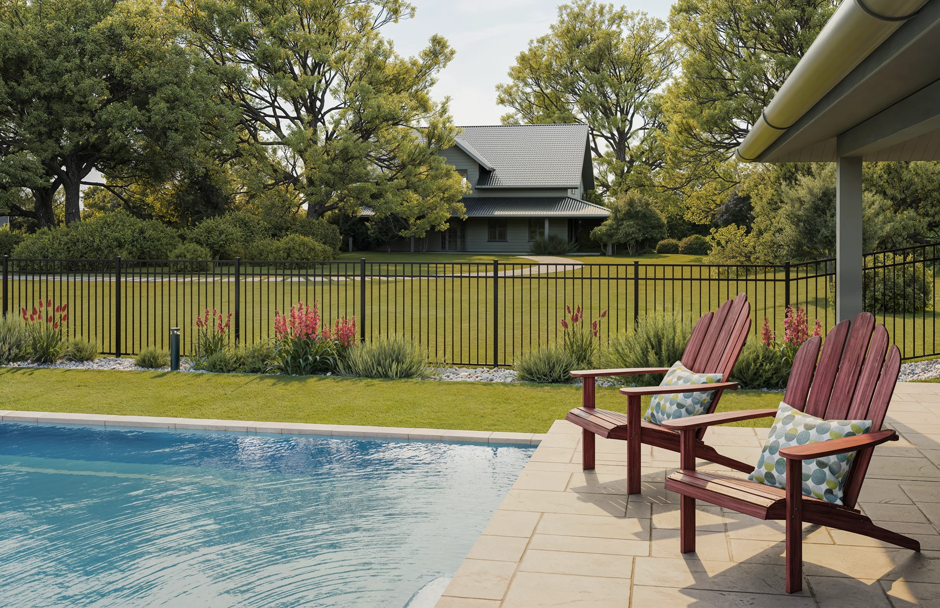 Pool Fence Installation project in Raymore, MO by RKC Wood Care Pros