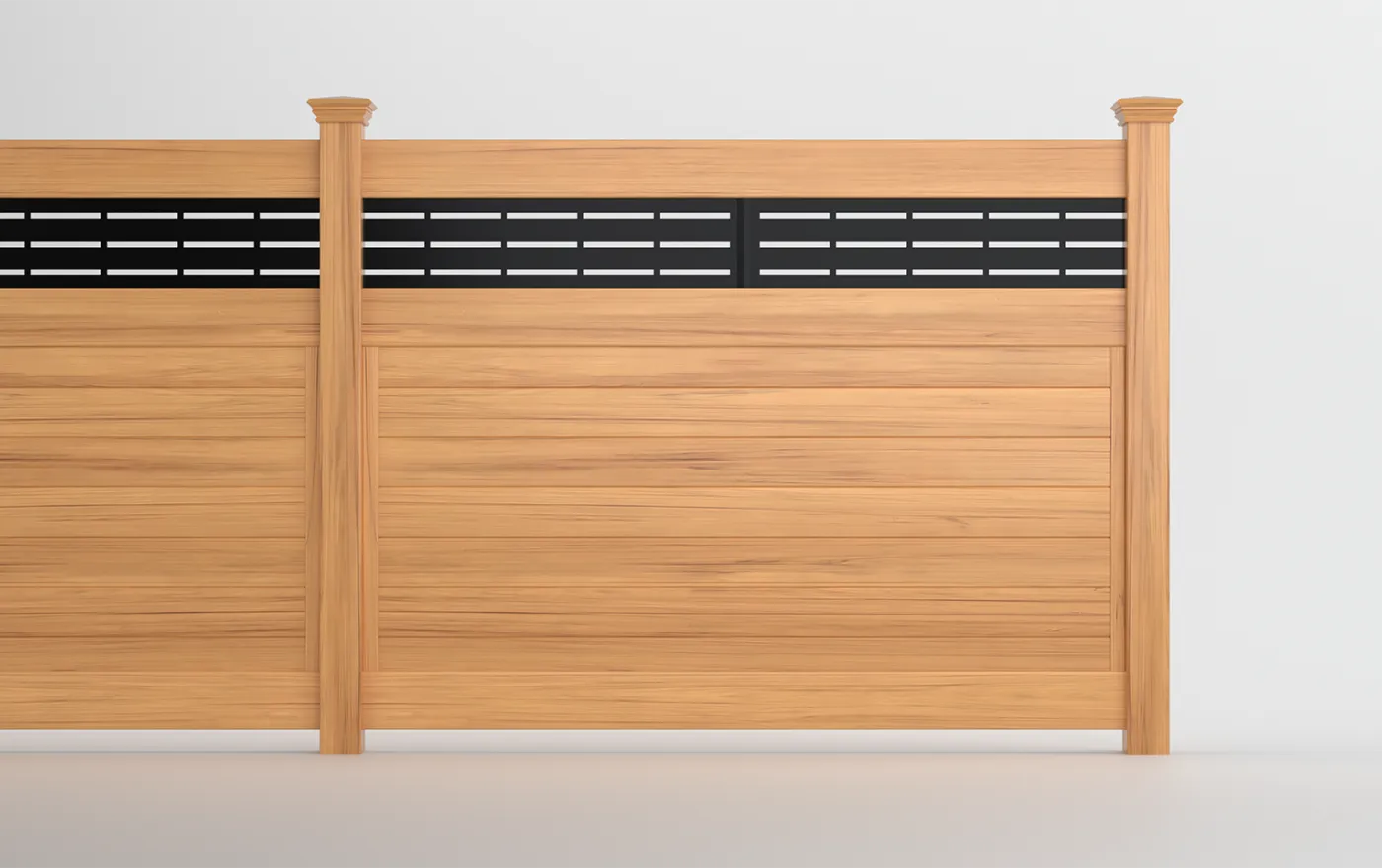 Savannah Vinyl + Aluminum fence