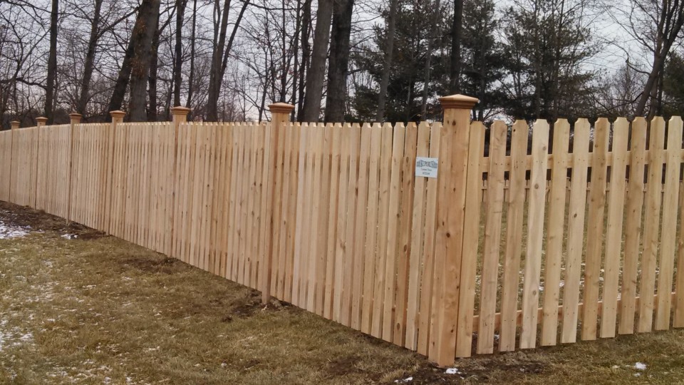 Wood Picket Fence Cedar fence