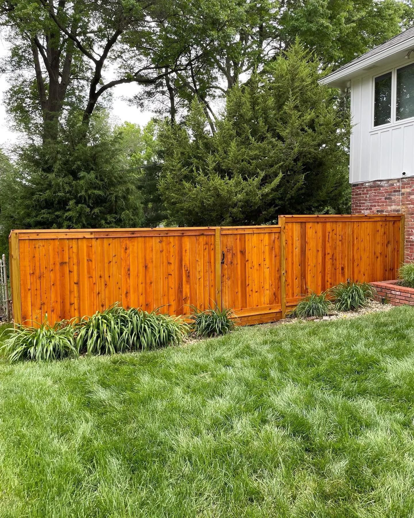 Fence Staining & Sealing by RKC Wood Care Pros in the Kansas City metro