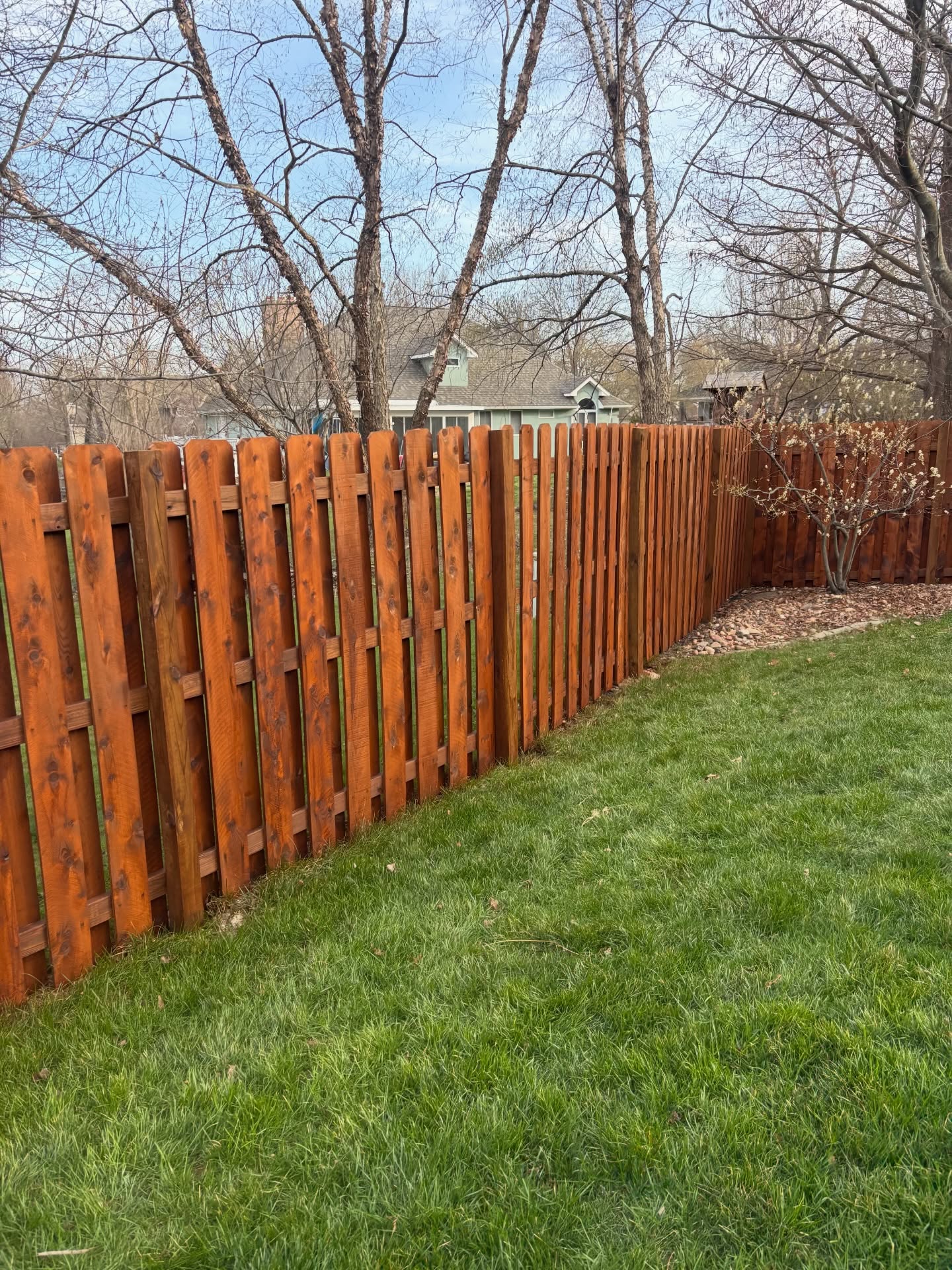Gate re-hang after post re-set in Gardner, KS by RKC Wood Care Pros