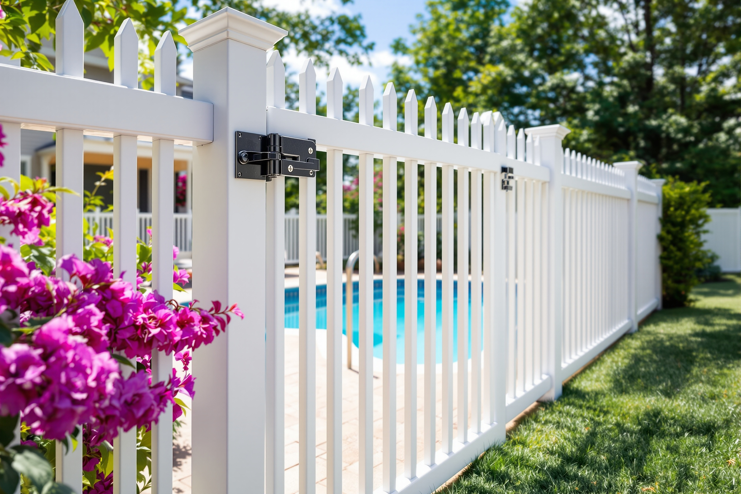 Vinyl Fence Installation project in Pleasant Hill, MO by RKC Wood Care Pros